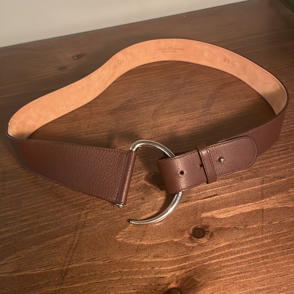 Stefania Carrera brown leather belt